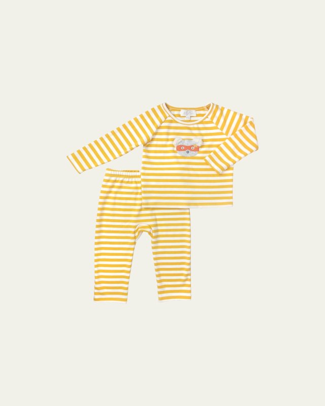 Kid's Koala Applique Two-Piece Set, Size